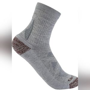 NWT Womens Carhartt Heavyweight 56% Merino Wool Blend Short Crew Socks
